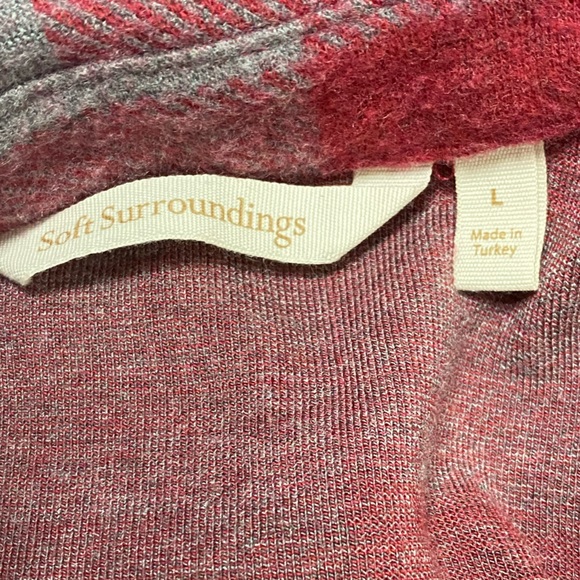 Soft Surroundings Mad About Plaid Tunic Size Large - Picture 5 of 7